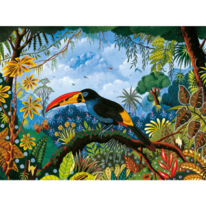 Puzzle 1000 pièces - Toucan bleu