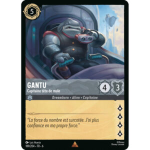 S6 - Lorcana - 189/204 - Gantu - Capitaine Tête de Mule