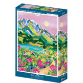 Puzzle 500P - Lever de soleil sur les Alpes